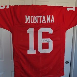 Joe Montana 49ers Autographed Jersey w/COA